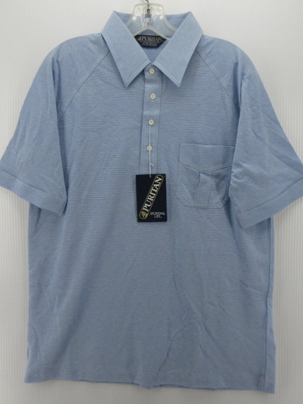 VINTAGE Puritan Polo Shirt Large 90s 80s Leisure Golf Sportswear NEW